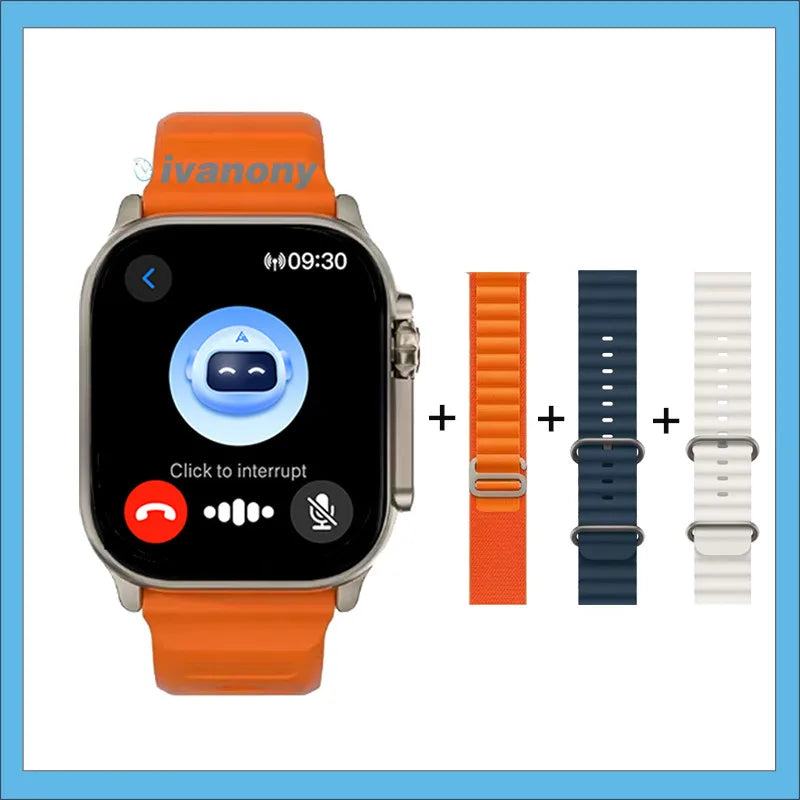 Reloj Inteligente HK11 Ultra 3 con AMOLED, Auriculares TWS y Robots IA