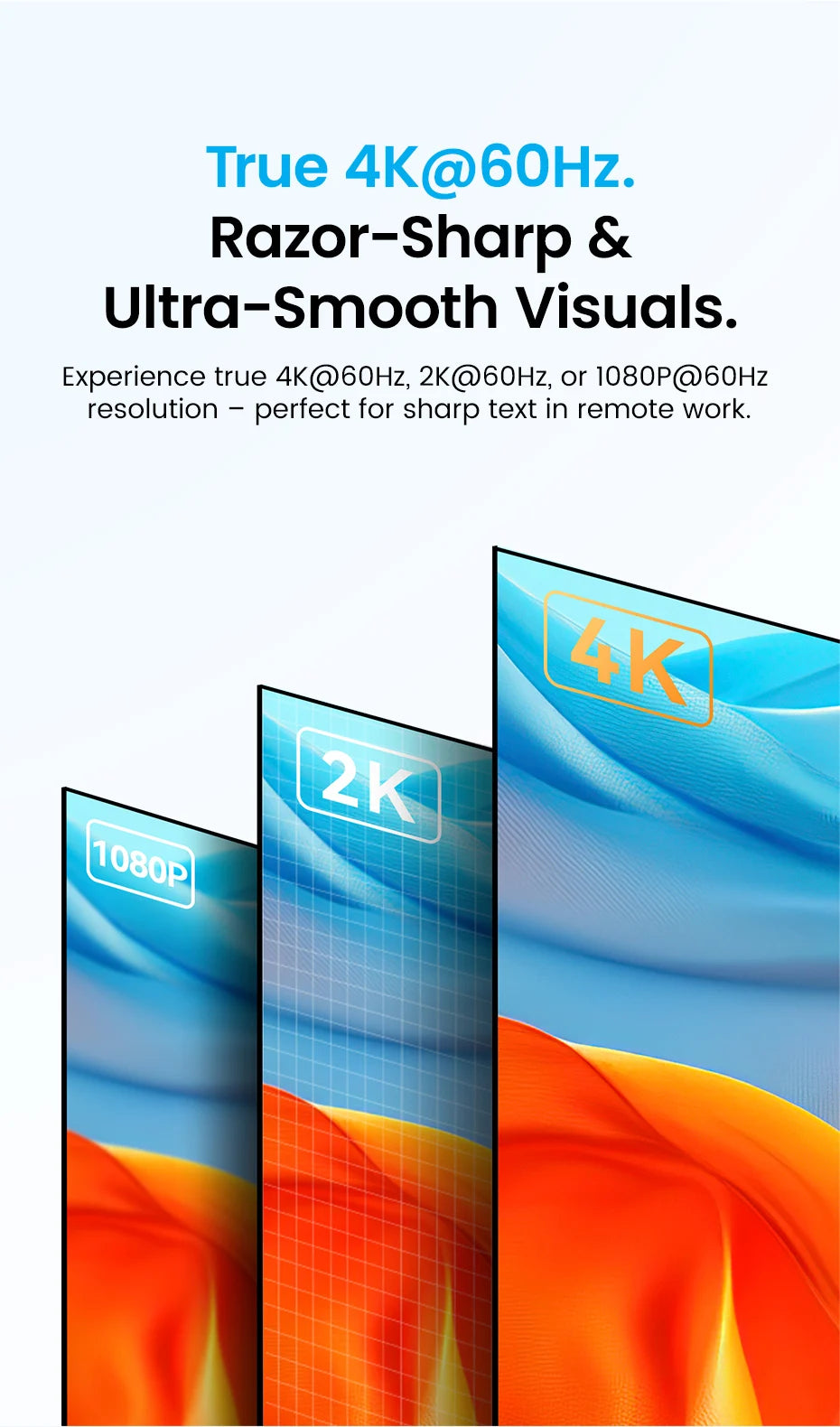 Vention Emulador de Pantalla Virtual HDMI 4K60Hz, Conector Ficticio sin Cabeza para Minero y Videojuegos, Pantalla Fantasma para Bloqueo de Pantalla AFK