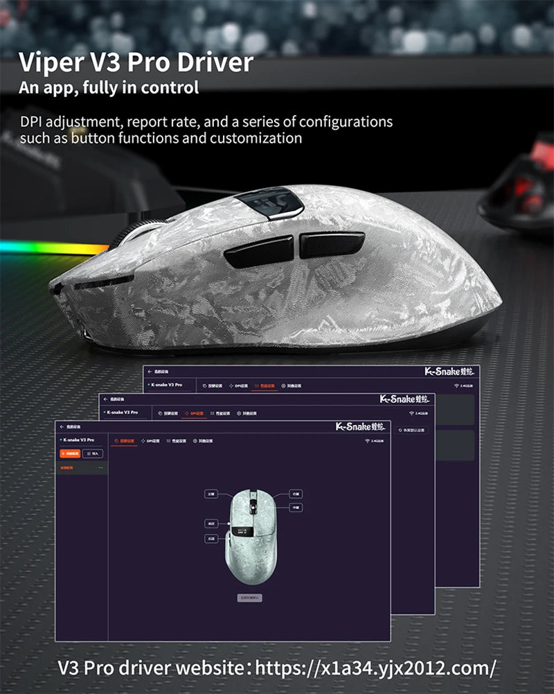 Ratón Inalámbrico Bluetooth Lenovo para Gaming, 35K DPI, Recargable USB-C