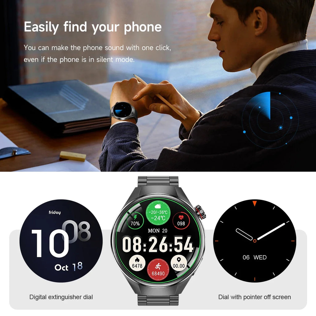 Reloj Inteligente G5 Plus con Pantalla AMOLED, GPS y Llamadas Bluetooth