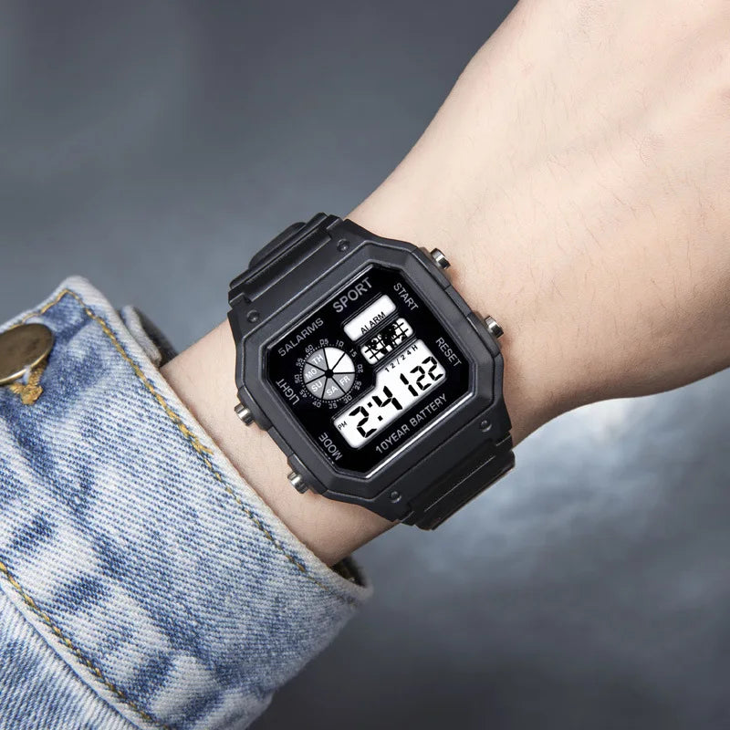 Reloj Deportivo Digital LED YIKAZE para Hombre
