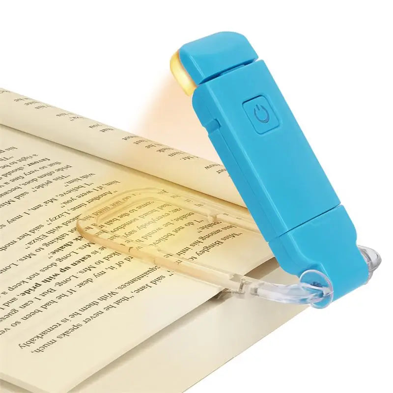 Mini Luz de Lectura LED con Clip, Brillo Ajustable