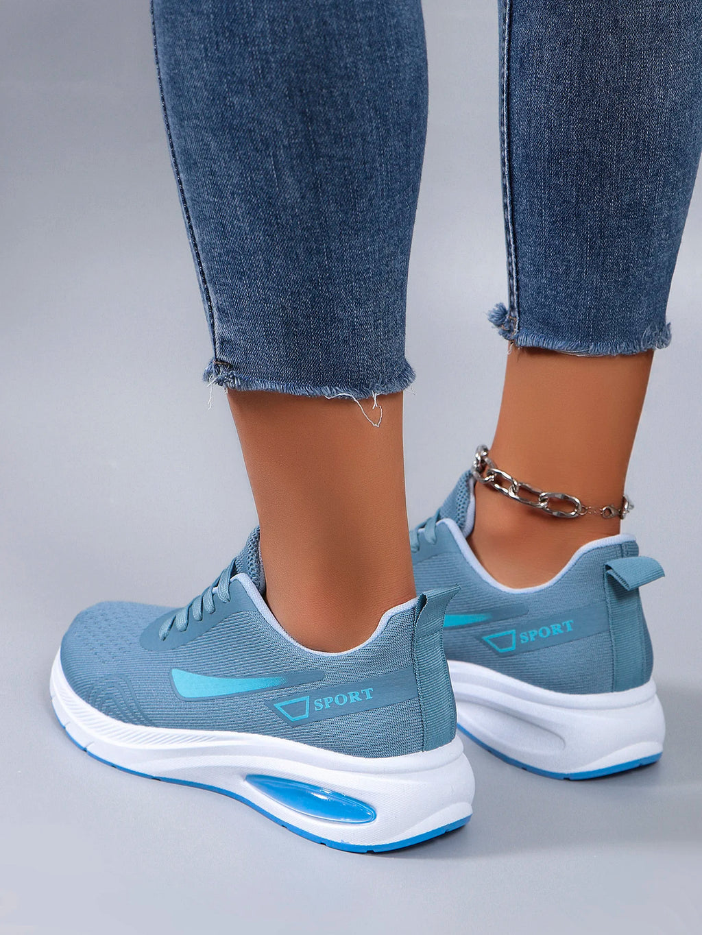 Nuevos zapatos deportivos de primavera para mujer, zapatos deportivos informales a la moda, transpirables, ligeros, antideslizantes, resistentes al desgaste, zapatos planos