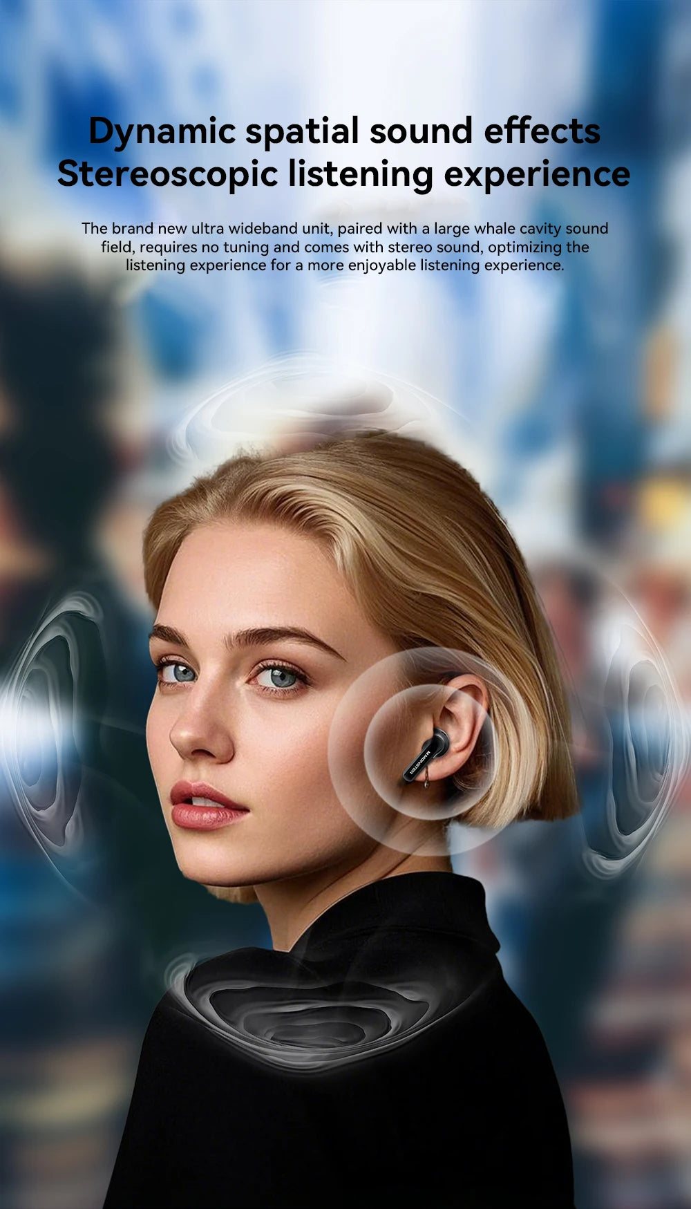 MONSTER GT15 Auriculares Bluetooth 5.4 Estéreo