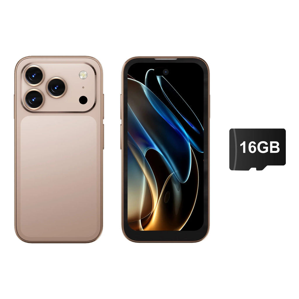 Mini Smartphone SERVO 17 PRO MAX con Pantalla Completa de 3.75'', 3G WCDMA, Doble SIM, GPS, Desbloqueo Facial, Android, Teléfono Móvil Inteligente Pequeño