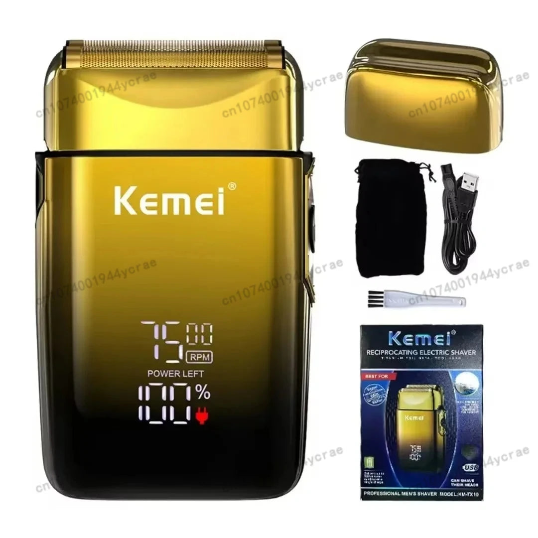 Cortadora de Pelo Inalámbrica Recargable para Hombre, Modelos KM-5083, KM-1506, KM-TX10