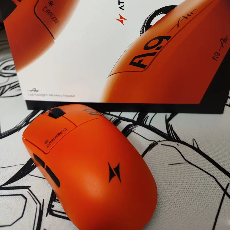 Ratón inalámbrico ATK A9 Air Ultimate Master Edition PAW3950 UItra 53g, juego ergonómico ligero, deportes electrónicos, accesorios personalizados, regalos