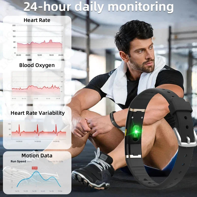 Reloj Inteligente sin Pantalla Monitor Cardíaco y Sueño