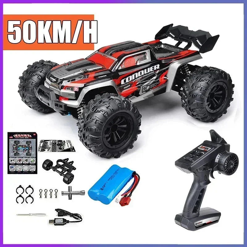 JJRC -Q130 sin escobillas de alta velocidad 70 KM/H4X4 todoterreno 2,4G 4WD Control remoto RC coche 4WD Racing Monster Racing Boy juguete para regalo 1:16