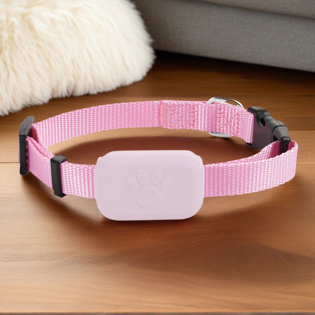 Rastreador GPS Inteligente para Mascotas, Niños, Equipaje y Llaves, Etiqueta de Posicionamiento Global, Rastreador GPS para Mascotas con Collar Ajustable, Localizador de Perros