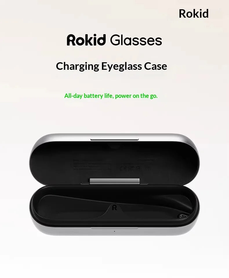 Estuche de Carga Exclusivo para Gafas Rokid AI, Compartimento de Carga Original Oficial, Accesorios