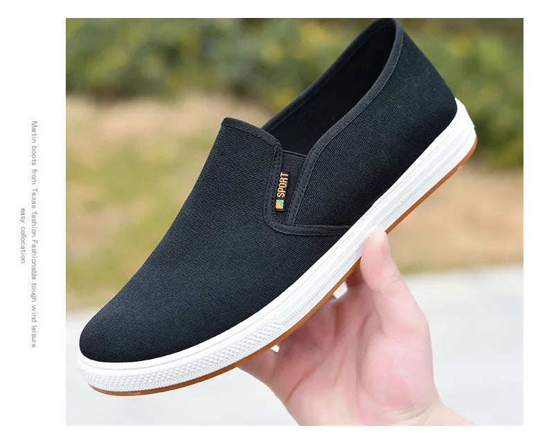 Zapatillas de Lona para Hombre sin Cordones | Livianas y Casuales