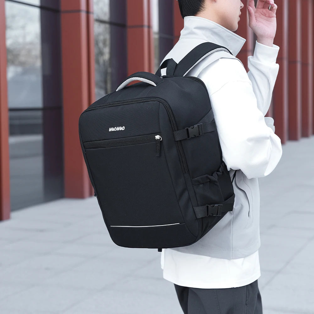 180 °     Mochila Completamente Abierta con Gran Capacidad y Múltiples Bolsillos, Adecuada para Viajes Diarios, Equipaje de Negocios y Bolsa para Computadora