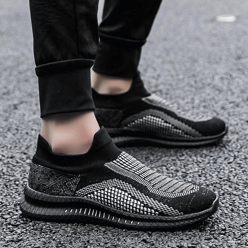Zapatos transpirables para caminar para hombre, mocasines ligeros para exteriores, zapatos informales suaves y flexibles para hombre, calzado de moda, zapatillas de deporte 39-48