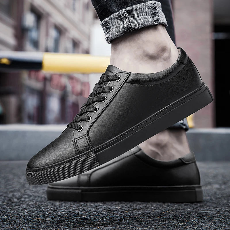 Zapatos Casuales de Cuero Genuino para Hombre | Planos Artesanales