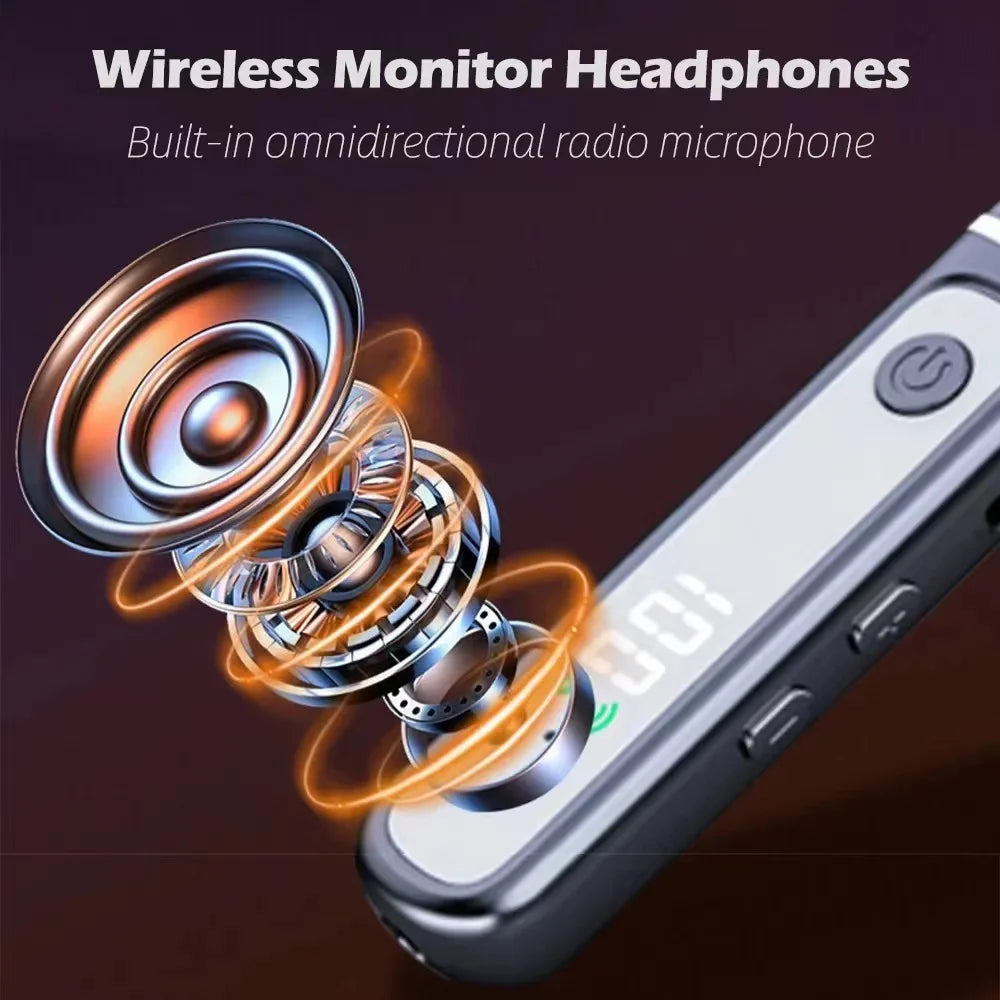 Auriculares Bluetooth 5.3 para Karaoke en Vivo con Tarjeta de Sonido