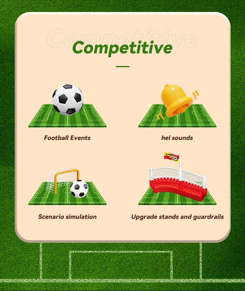 Juego de Fútbol de Mesa Portátil para Niños - Multijuego