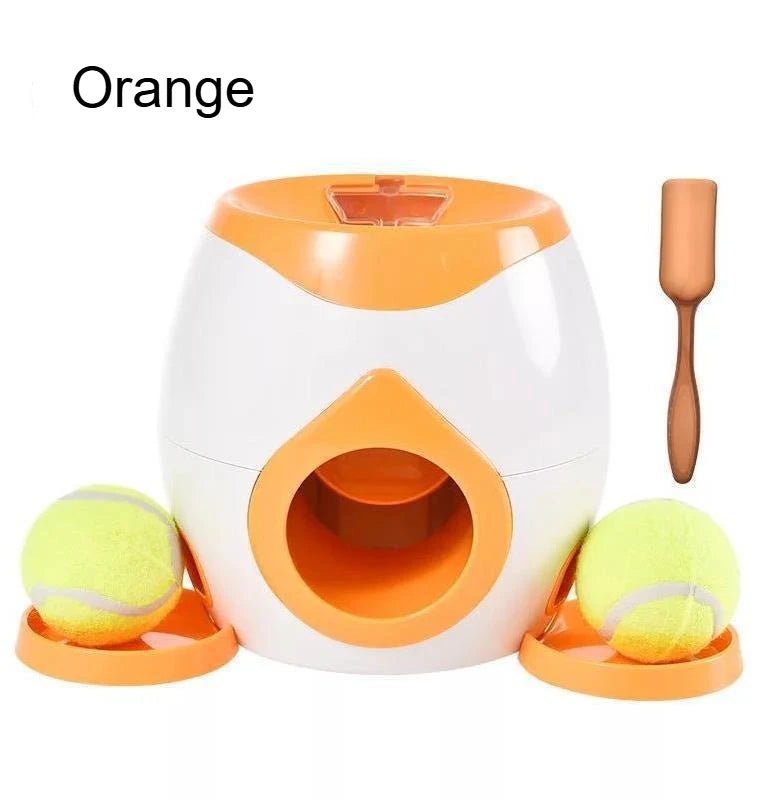 Lanzador Automático de Pelotas para Perros, Máquina Interactiva de Lanzamiento para Interiores y Exteriores, Juguete de Entrenamiento para Mascotas con Estimulación Mental