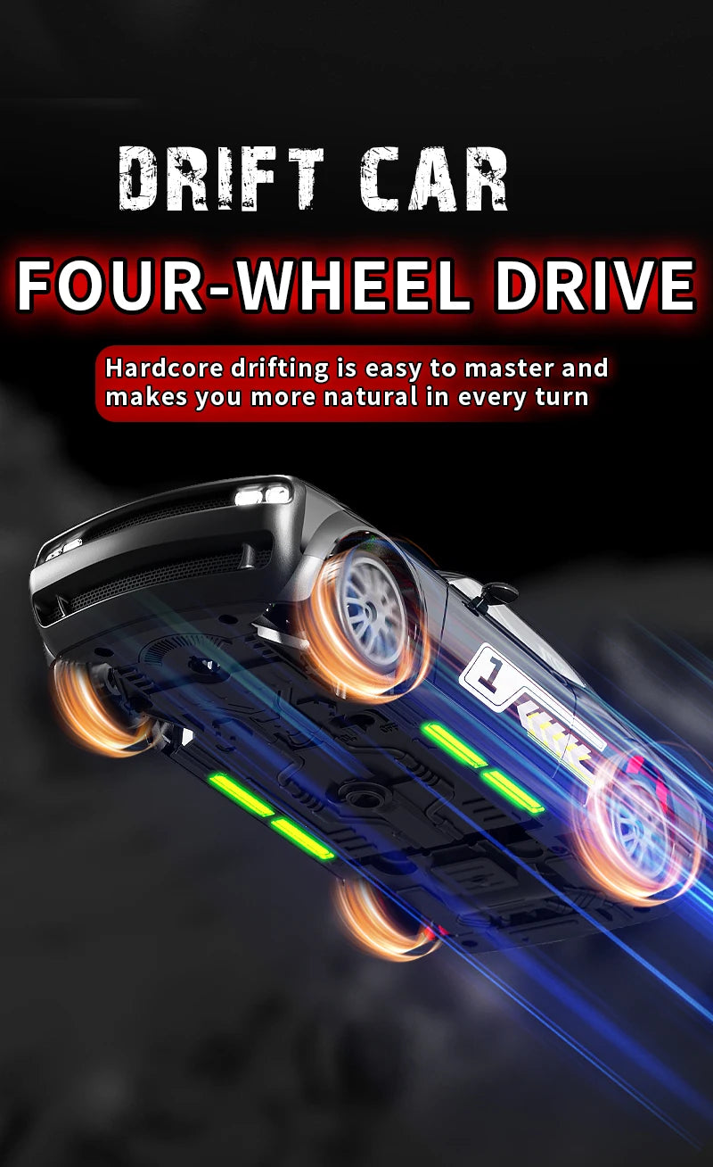 Coche RC KF27 1:20 Drift 4WD 2.4G con Luces LED
