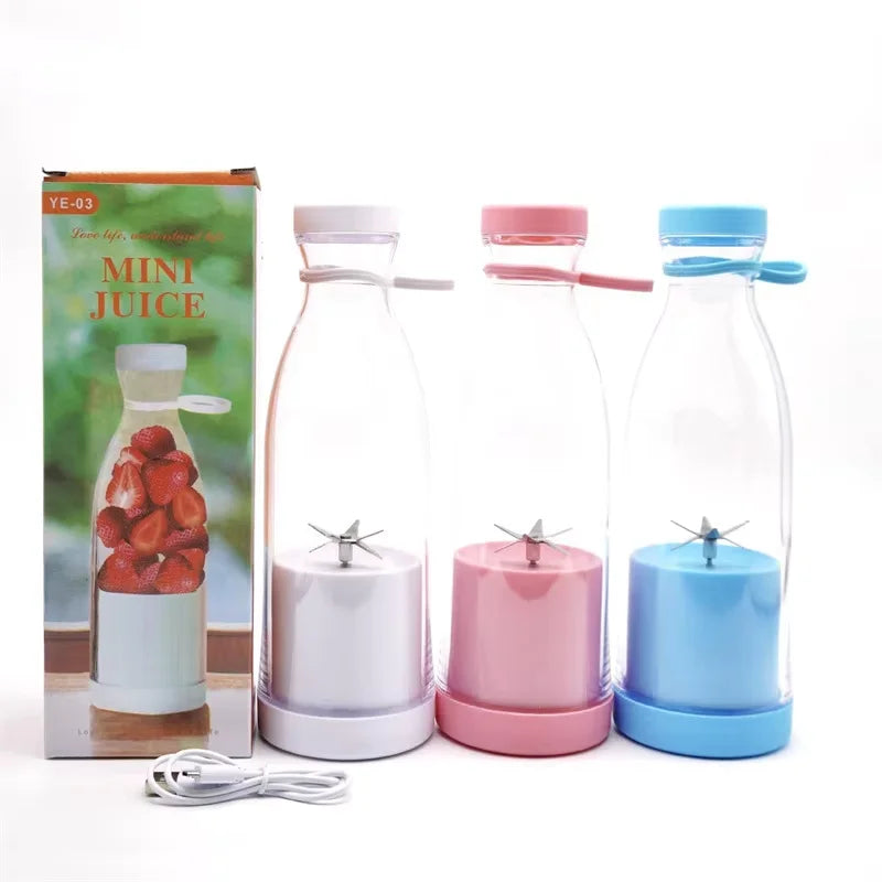 Licuadora Portátil 420ml con 6 Cuchillas para Batidos