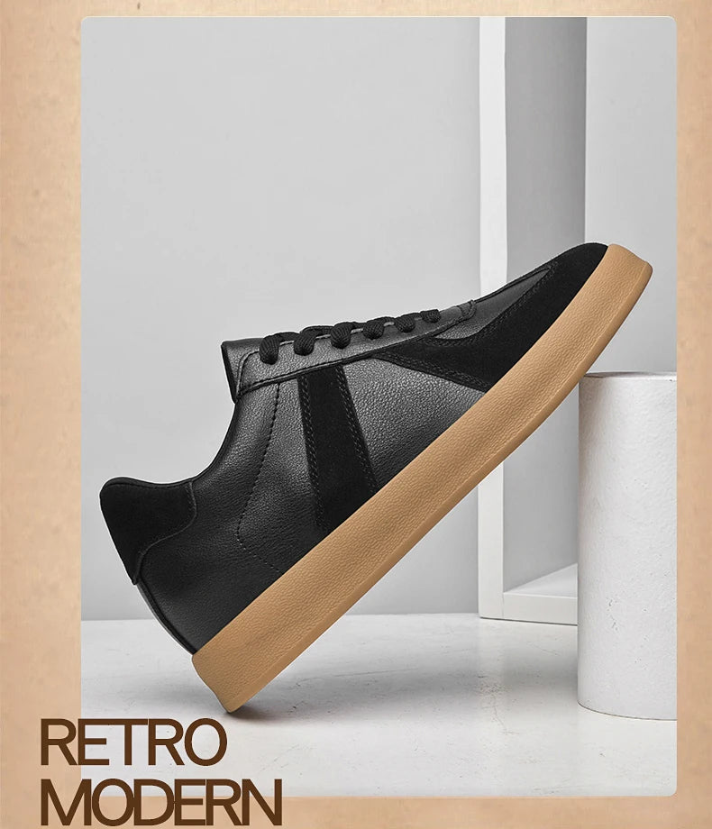 Zapatos invisibles con aumento de altura, zapatos de entrenamiento moral de 8cm, zapatillas informales transpirables de verano con aumento de altura interior para hombre, zapatos Forrest Gump versátiles Retro de cuero genuin