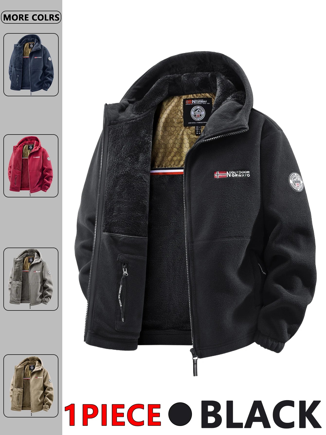 Chaqueta con capucha para exteriores de otoño e invierno para hombre, adecuada para uso diario en casa, para viajes, fiestas, desplazamientos, moda al aire libre versátil, mejora el temperamento, ropa de calle, ropa de viaj