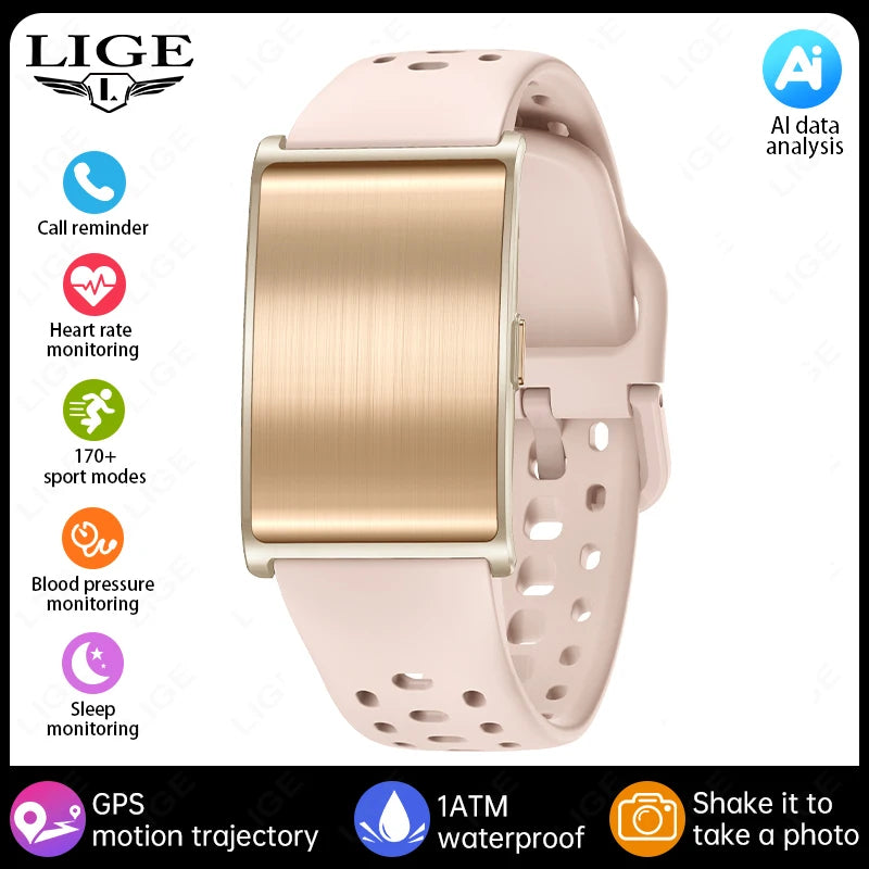 Reloj Inteligente sin Pantalla con HRV y Presión