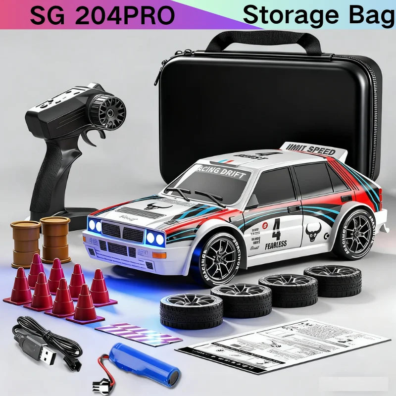 Mini Coche RC de Drift SG204 PRO 1:24, 2.4G, Alta Velocidad 4WD