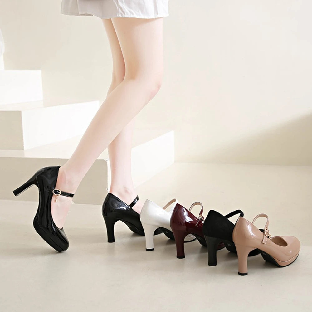 Zapatos de Tacón Alto para Mujer con Plataforma | Tallas 34-42
