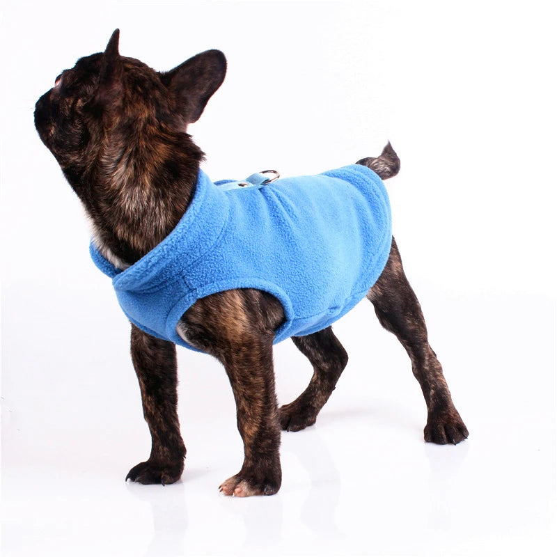 Chaleco de Lana para Perros y Gatos - Abrigo Cálido con Anillo en D