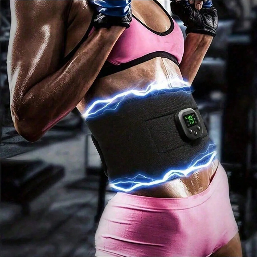 Cinturón Masajeador Eléctrico USB para Cintura y Cuerpo