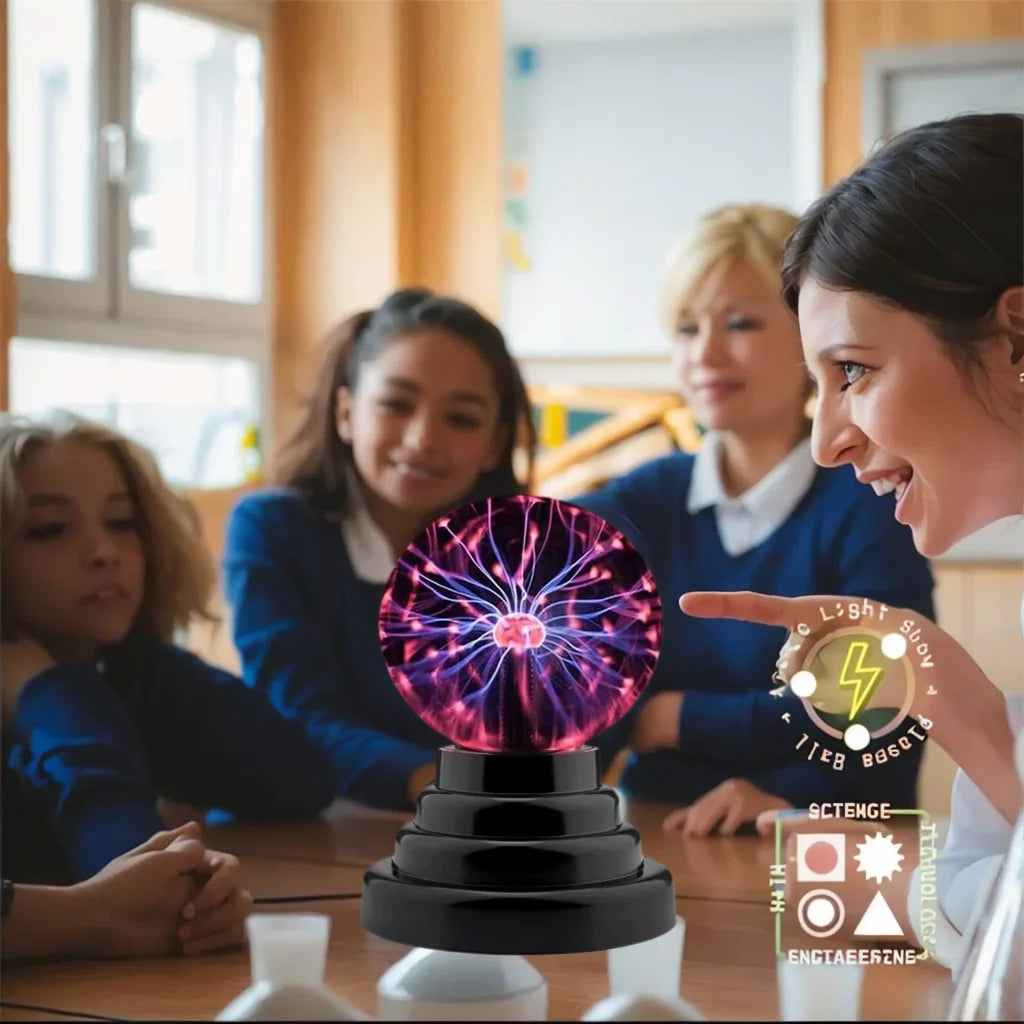 Lámpara de Plasma en Esfera Táctil LED para Decoración