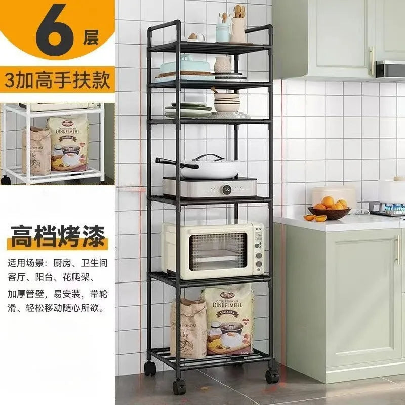 Estante de almacenamiento giratorio multiusos para cocina, balcón y dormitorio