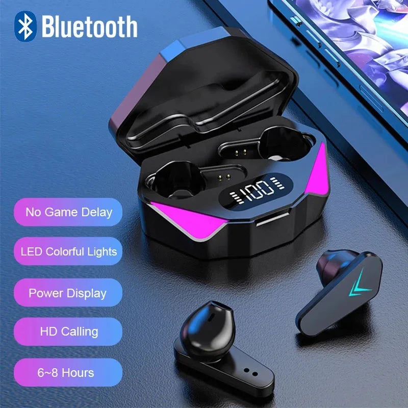 Auriculares Inalámbricos TWS X15 Gaming HiFi Bluetooth 5.0 con Micrófono