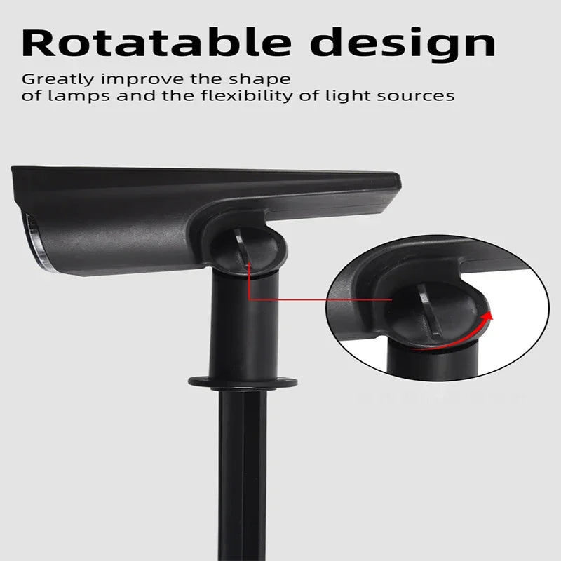 Lámpara alimentada por energía Solar de 1/2/3 piezas, 7LED, foco Solar ajustable en el suelo IP65, luz de pared impermeable para paisaje, iluminación exterior