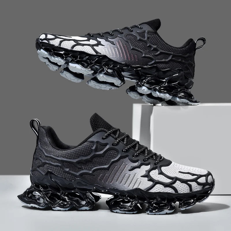 tenis masculino zapatos de hombre zapatillas hombre Zapatillas deportivas de lujo para hombre, zapatos informales para correr, mocasines de moda, color blanco