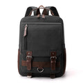 Mochila Retro de Lona, para Senderismo al Aire Libre, Multifuncional, con Múltiples Compartimentos, Bolsa de Pecho, Mochila Lateral