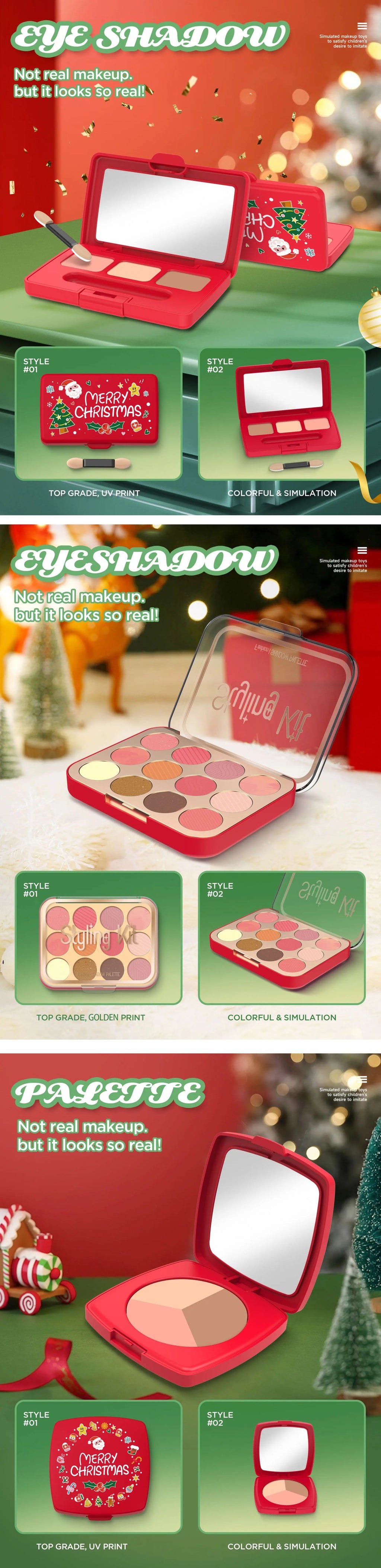 Set de Cosméticos de Juguete para Niñas Maquillaje de Imitación
