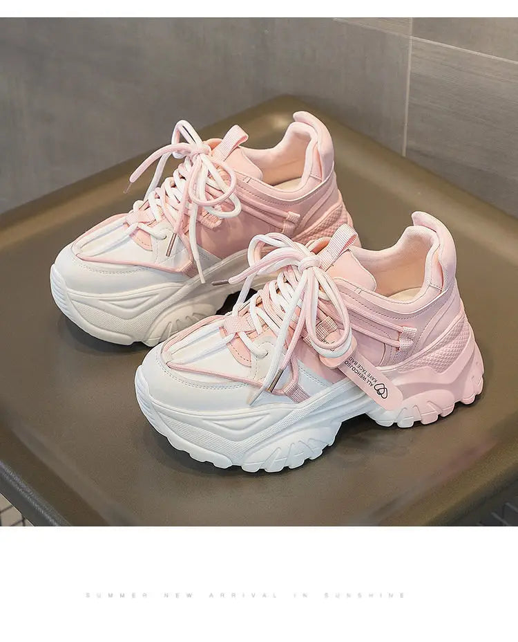 Zapatillas de Plataforma para Mujer - Suela Gruesa, Estilo Casual