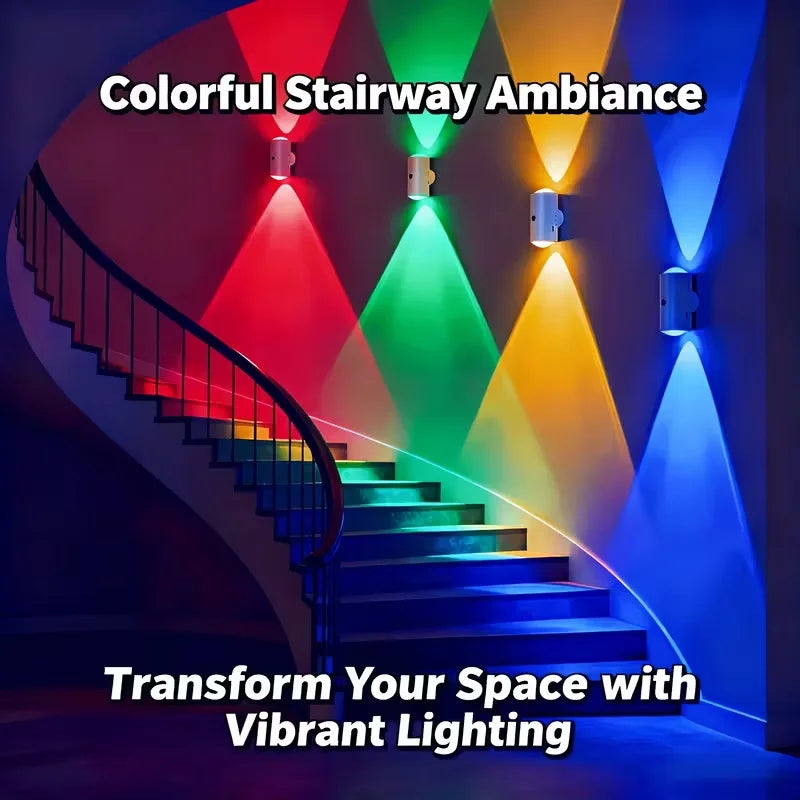 Luces de Pared RGB con Sensor de Movimiento, 16 Colores