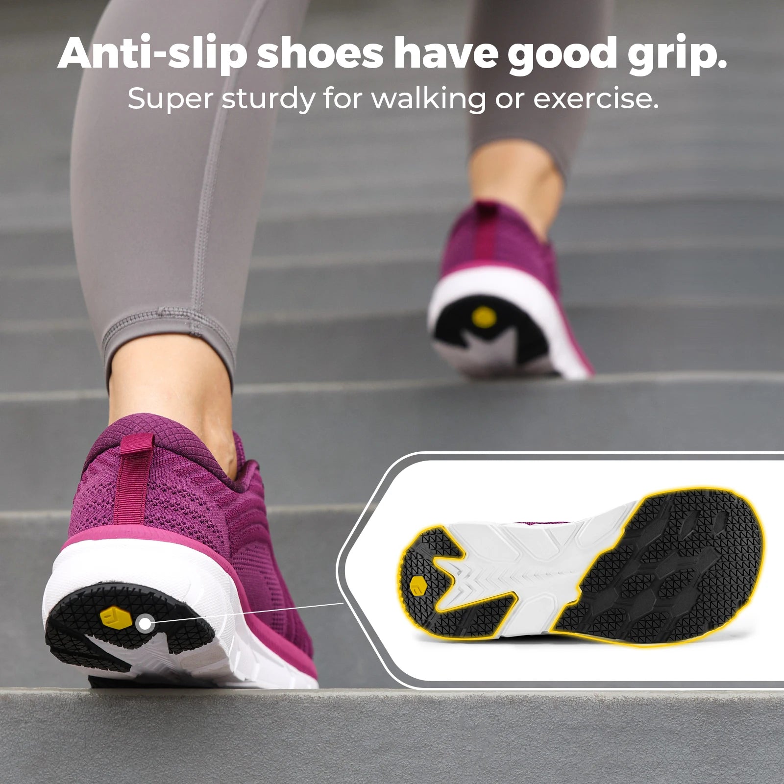 Zapatos FitVille con puntera ancha para mujer, transpirables, de ajuste amplio, ligeros para pies hinchados, con amortiguación para aliviar el dolor.