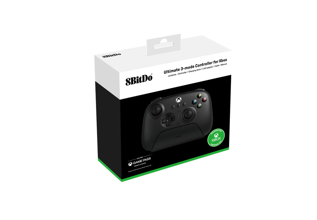 Controlador de juegos 8BitDo Ultimate de 3 modos para Xbox Series X | S, Xbox One Windows y Android Pulsadores de efecto Hall