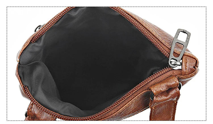 Bolso de Hombro de Cuero Suave para Mujer con Billetera