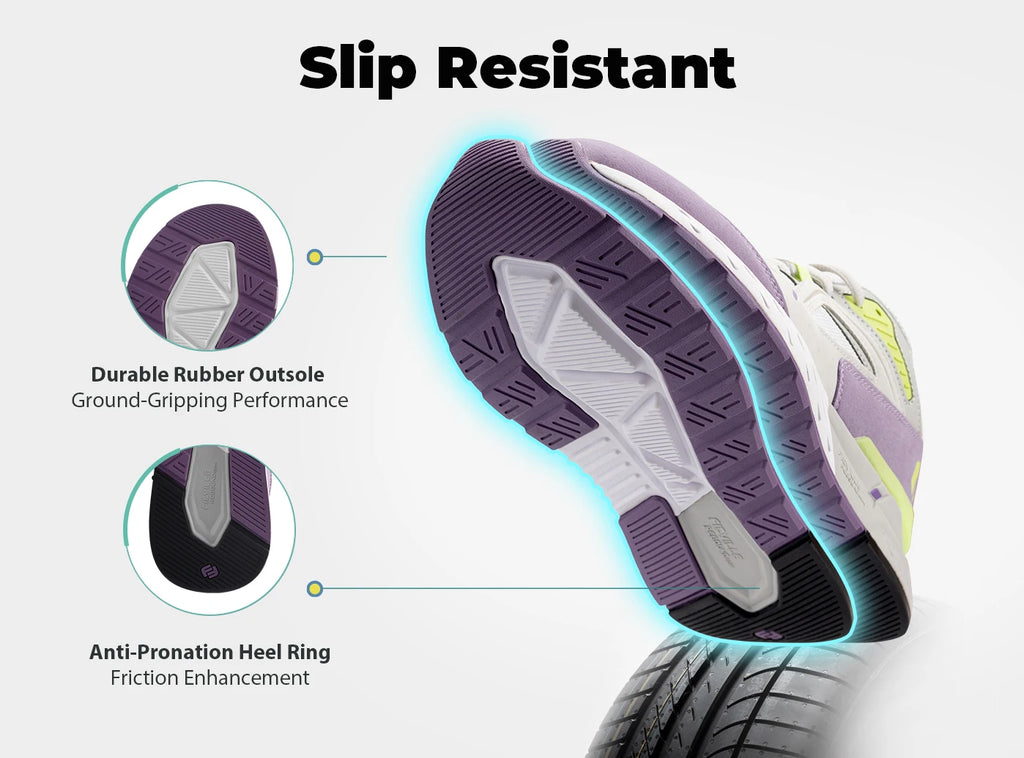 Zapatillas Anchas para Mujer FitVille — Alivio de Fascitis Plantar