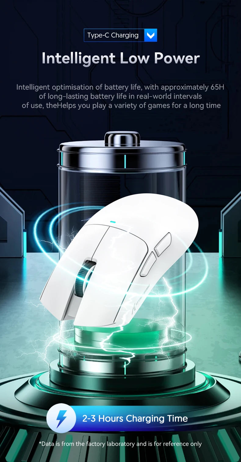 Ratón inalámbrico Bluetooth Attack Shark X11, tres modos, 2,4G, PAW3311, RGB, base de carga magnética para PC, ratón para juegos de deportes electrónicos