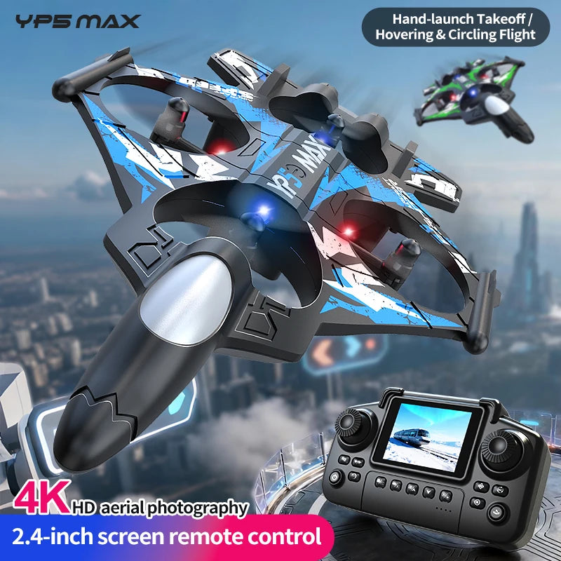 Dron de Acrobacias YP5 MAX con Cámara HD, Plegable, Vuelo Orbital