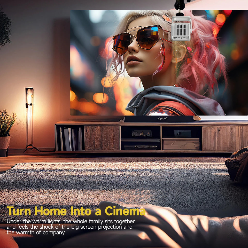 Magcubic HY310X 4K Mini proyector de enfoque automático con Full HD 1080P 420ANSI Android 11Keystone para proyector de soporte de cine al aire libre