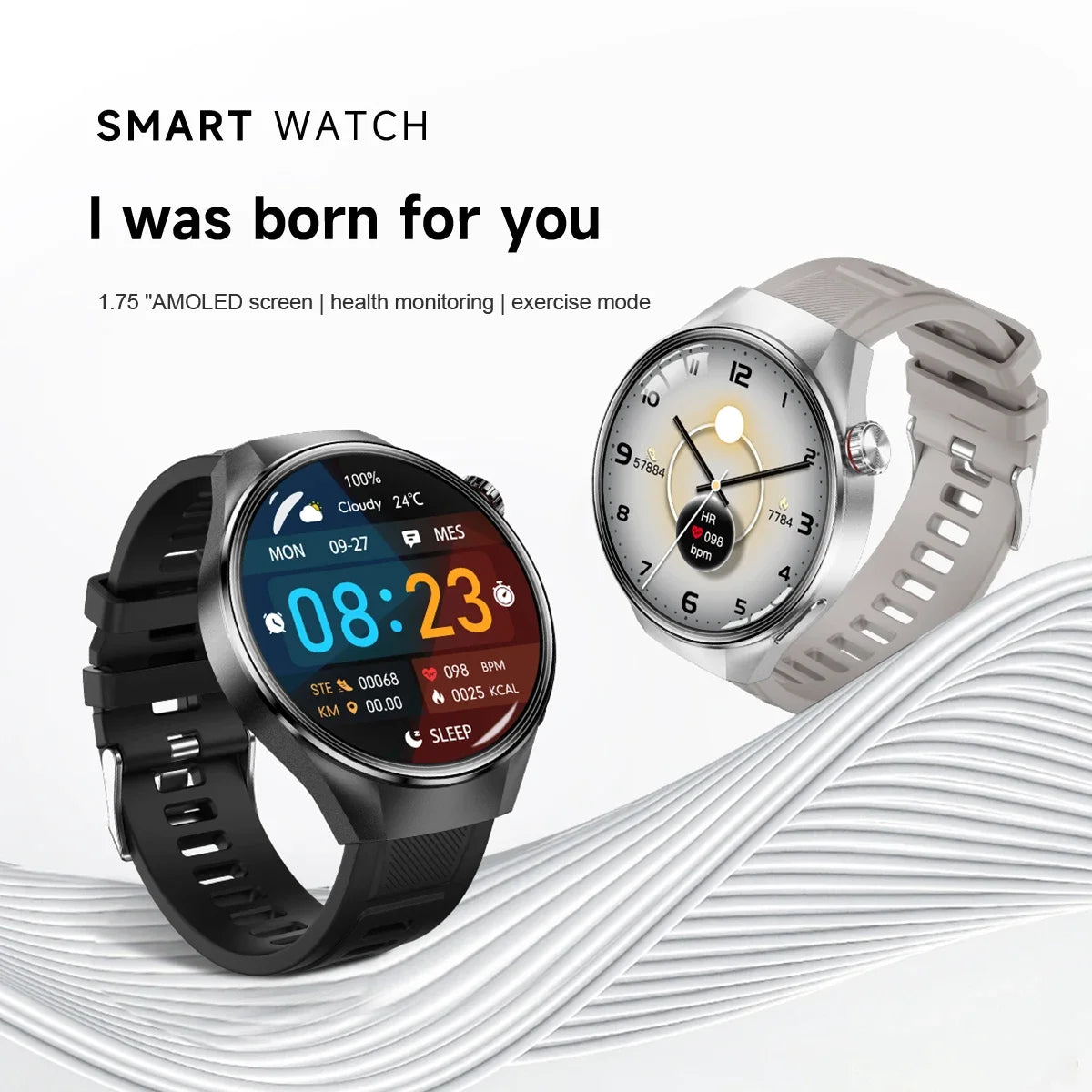 Reloj Inteligente G5 Plus con Pantalla AMOLED, GPS y Llamadas Bluetooth