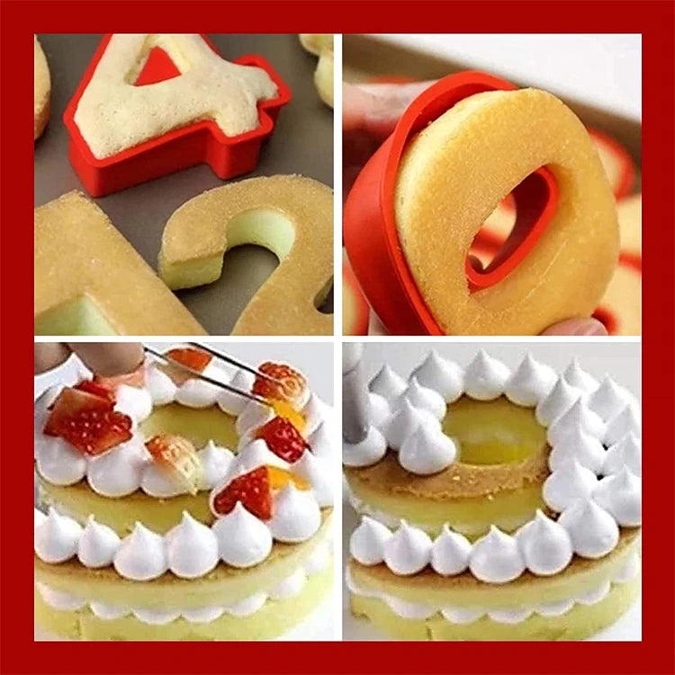 LMETJMA-Molde de pastel con números grandes 3D, 10 pulgadas, 0-9, moldes digitales de silicona para pasteles, formas para hornear para cumpleaños y aniversario de boda, JT131
