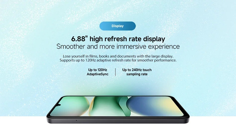 Xiaomi Redmi A5 4G | Pantalla 6.88" 120Hz, 5200 mAh, Cámara 32 MP